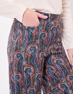 Wide soft knit pants femme La Fiancée