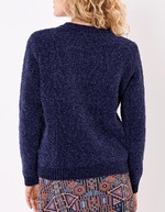 Fluffy knit sweater femme La Fianc&eacute;e