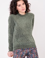 Fluffy knit sweater femme La Fianc&eacute;e