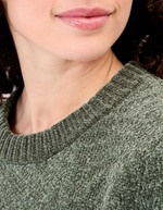 Fluffy knit sweater femme La Fianc&eacute;e