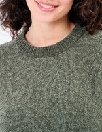 Fluffy knit sweater femme La Fianc&eacute;e