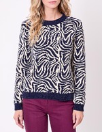 Fluffy knit sweater femme La Fianc&eacute;e