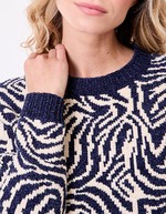 Fluffy knit sweater femme La Fianc&eacute;e