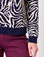 Fluffy knit sweater femme La Fianc&eacute;e
