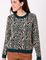 Fluffy knit sweater femme La Fianc&eacute;e