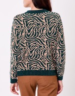 Fluffy knit sweater femme La Fianc&eacute;e
