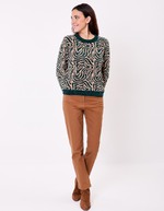 Fluffy knit sweater femme La Fianc&eacute;e