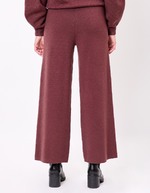 Wide knit pants femme La Fiancée