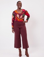 Wide knit pants femme La Fiancée