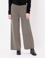 Wide knit pants femme La Fiancée