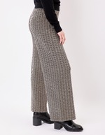 Wide knit pants femme La Fiancée