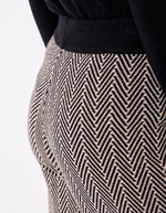 Wide knit pants femme La Fiancée