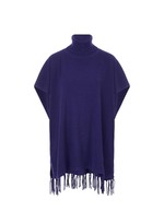 Knit turtleneck poncho femme La Fianc&eacute;e