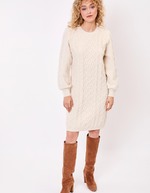 Fancy knit sweater dress femme La Fiancée
