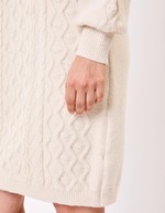 Fancy knit sweater dress femme La Fiancée