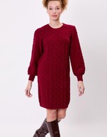 Fancy knit sweater dress femme La Fiancée