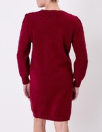 Fancy knit sweater dress femme La Fiancée