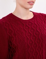 Fancy knit sweater dress femme La Fiancée