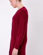 Fancy knit sweater dress femme La Fiancée