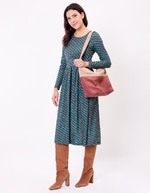 Knit midi dress femme La Fiancée