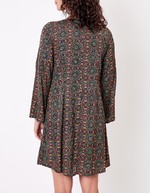 Fluid satin A-line dress femme La Fiancée