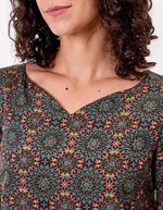 Fluid satin A-line dress femme La Fiancée