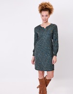 Fluid knit dress femme La Fiancée