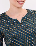 Fluid knit dress femme La Fiancée