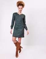 Fluid knit dress femme La Fiancée
