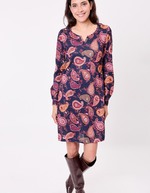 Fluid knit dress femme La Fiancée