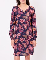 Fluid knit dress femme La Fiancée
