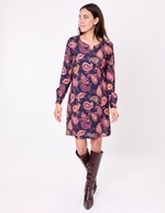 Fluid knit dress femme La Fiancée