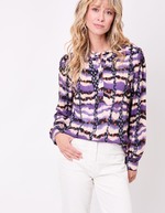 Fluid ruffled blouse femme La Fianc&eacute;e