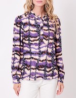 Fluid ruffled blouse femme La Fianc&eacute;e