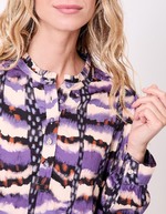 Fluid ruffled blouse femme La Fianc&eacute;e