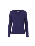 Plain organic cotton V-neck T-shirt femme La Fiancée