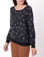 Fluid sweatshirt-style top femme La Fiancée