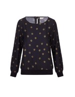 Fluid sweatshirt-style top femme La Fiancée