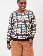 Fluid sweatshirt-style top femme La Fiancée