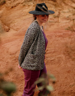 Soft jacquard knit jacket femme La Fiancée
