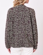 Soft jacquard knit jacket femme La Fiancée