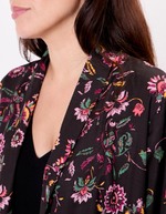 Fluid satin kimono jacket femme La Fianc&eacute;e