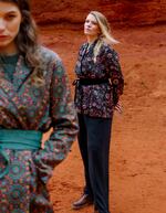 Fluid satin kimono jacket femme La Fianc&eacute;e