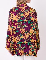 Fluid satin kimono jacket femme La Fianc&eacute;e