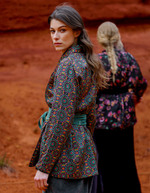 Fluid satin kimono jacket femme La Fianc&eacute;e