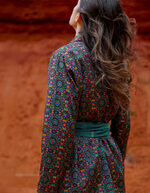 Fluid satin kimono jacket femme La Fianc&eacute;e