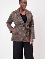 Fluid satin kimono jacket femme La Fianc&eacute;e