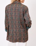 Fluid satin kimono jacket femme La Fianc&eacute;e