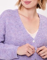 Plain short women’s cardigan femme La Fiancée