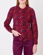 Corduroy shirt with round neck femme Princesse Nomade